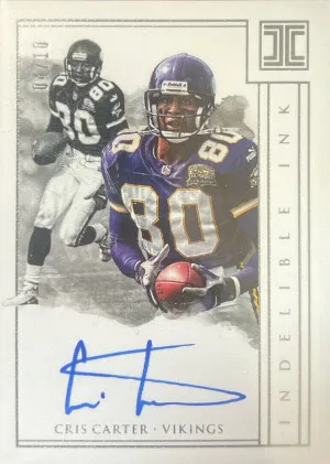 2018 PANINI IMPECCABLE CHRIS CARTER AUTOGRAPH 04/10 front
